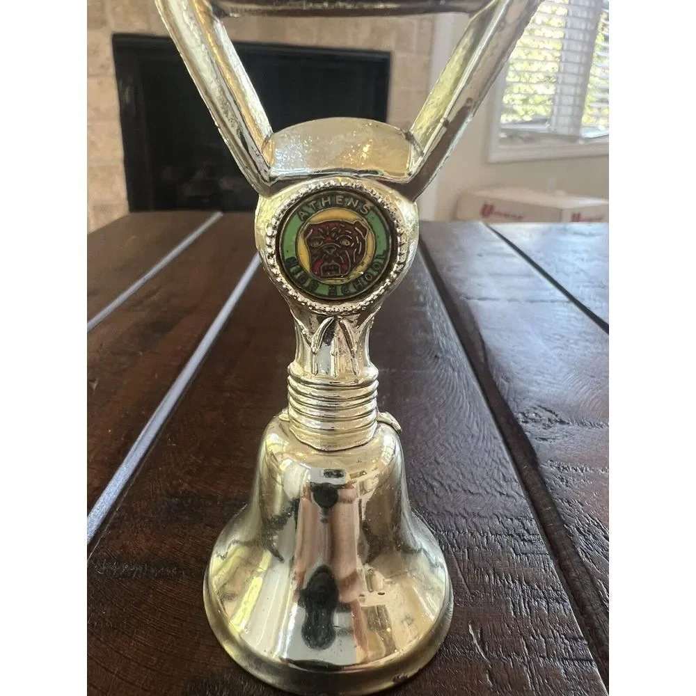 Athens High School Gold Hand Bell Souvenir‎